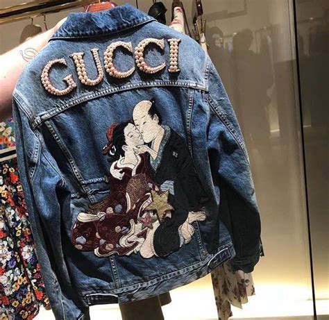 gucci side adjusters denim jacket|Gucci denim jacket vintage.